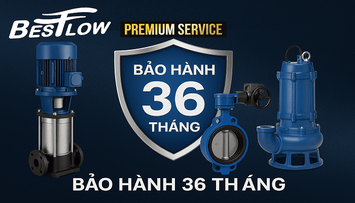 Besflow Bao hanh 36 tháng